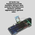 Gaming Klavye ve Mouse Seti PG8018 – Dayanıklı Tuşlar, Hızlı Komut