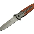 Gb Da59 Avcı Tip Kamp Çakısı 21 Cm - Metal Ampampamp Ahşap Sap, Kemerlikli