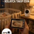 Gece Görüşlü Hareket Takipli Bebek Kamera Sistemi Yeni Nesil
