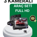 Gece Görüşü Destekli, 1080P Full HD Çözünürlüklü Araç İçi Kamera