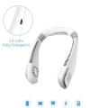 Giyilebilir Bladeless Boyun Fanı | 360° Serinlik, 5 Kademe Rüzgar, USB Şarjlı Sessiz Mini Klima