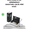 Gizli Kitap Kasa – Metal Gövdeli, Anahtarlı