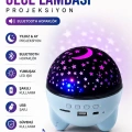 Gökyüzü Temalı Bluetooth Ve Hoparlörlü Şarjlı Çocuk Gece Lambası