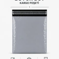Gri Cepsiz Büyük Boy Kargo Poşeti 35x45+5 Cm 100 Adet