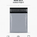Gri Cepsiz Mini Boy Kargo Poşeti 17x25+4 Cm 250 Adet