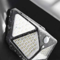 Güneş Enerjili Bahçe Aydınlatma Lambası Solar 100 Led Lamba