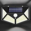Güneş Enerjili Bahçe Aydınlatma Lambası Solar 100 Led Lamba