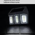 Güneş Enerjili Bahçe ve Duvar Aydınlatma – BK-618-3 LED Lamba