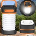 Güneş Enerjili Led Lamba Kamp Lambası Katlanabilir Lamba USB Şarjlı