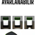 Güneş Enerjili Led Lamba Kamp Lambası Katlanabilir Lamba USB Şarjlı