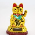 Güneş Enerjili Pati Salayan Şans Kedisi ( Maneki Neko ) Alk2931