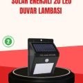 Güneş Enerjili Su Geçirmez Dış Mekan Aydınlatma