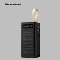 Güneş Panelli Powerbank LED Işıklı Taşınabilir Şarj Cihazı
