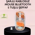 Hafif ve Taşınabilir Fare – 43 Gram, Otomatik Uyku Modlu