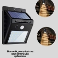 Hareket Algılamalı Solar LED Güvenlik Lambası