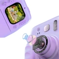 HD Ekranlı Çocuk Fotoğraf Makinesi Video Kayıt ve Baskı Kağıdı Kalem Hediyeli