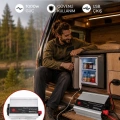 HERŞEYTREND 1000 Watt Oto İnvertör Elektrik Dönüştürücü Ev Tipi Priz
