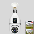 HERŞEYTREND 1080P WiFi Ampul Kamera Uzaktan Erişimli Hareket Sensörlü Gece Görüşlü