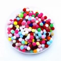 HERŞEYTREND 12mm Renkli Karışık Yumuşak Ponpon Peluş 200 Adet