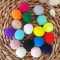 HERŞEYTREND 12mm Renkli Karışık Yumuşak Ponpon Peluş 200 Adet