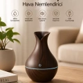 HERŞEYTREND 130ml Aromaterapi Difüzörü Hava Nemlendirici 7 Renk LED Işıklı
