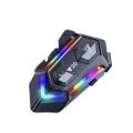 HERŞEYTREND 16 Mod RGB Işıklı Motosiklet Intercom Çift Telefon Destekli