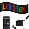 HERŞEYTREND 16x96 LED Yazı Paneli 60 cm Esnek RGB Işıklı Programlanabilir Ekran