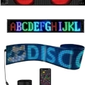 HERŞEYTREND 16x96 LED Yazı Paneli 60 cm Esnek RGB Işıklı Programlanabilir Ekran