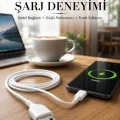 HERŞEYTREND 2 Metre Type-C Şarj Kablosu Güvenli ve Stabil Şarj Desteği