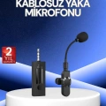 HERŞEYTREND 2.4 GHz Düşük Gecikmeli Kablosuz Ses Kayıt Mikrofonu