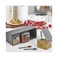 HERŞEYTREND 3 Lü Baharatlık Set Duvar Askılı Royaleks-L677