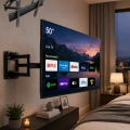 HERŞEYTREND 32 55 İnç TV Askı Aparatı Hareketli Duvar Askısı Döner Televizyon Tutucu