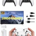 HERŞEYTREND 3D 4K 2000 Oyunlu Game Stick Oyun Konsolu Çift Konsol