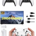 HERŞEYTREND 3D 4K 2000 Oyunlu Game Stick Oyun Konsolu Çift Konsol