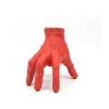 HERŞEYTREND 3D Dekoratif Kırmızı El Biblo 17x16 cm Modern Ev Aksesuarı