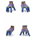 HERŞEYTREND 3D Modern Rengarenk El Heykeli 27x22 cm Statement Dekor