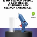 HERŞEYTREND 40W Sıcak Silikon Tabancası 5 Silikon Hediyeli Dayanıklı Tasarım