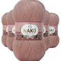 HERŞEYTREND 5 Adet Angora Lüks El Örgü İpi Bronz 11054