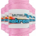 HERŞEYTREND 5 Adet Polyester Makrome İpi 1545 Pembe 100 gr