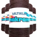 HERŞEYTREND 5 Adet Polyester Makrome İpi 2070 Kahve 100 gr