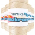 HERŞEYTREND 5 Adet Polyester Makrome İpi 230 Açık Bej 100 gr