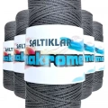 HERŞEYTREND 5 Adet Polyester Makrome İpi 420 Koyu Gri 100 gr