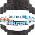 HERŞEYTREND 5 Adet Polyester Makrome İpi SYH Siyah 100 gr