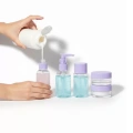HERŞEYTREND 5 Parça Şeffaf Seyahat Kozmetik Seti 30 ml