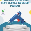 HERŞEYTREND 5 Silikon Hediyeli 40W Sıcak Silikon Tabancası Pratik Güçlü Kullanım