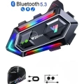 HERŞEYTREND 6. Bluetooth 5.3 Kask İçi Intercom Kulaklık IPX6 Suya Dayanıklı Tasarım