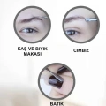HERŞEYTREND 7 Parça Manikür Pedikür Seti El Ayak Bakımı Çantalı Paslanmaz Çelik