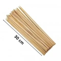 HERŞEYTREND Ahşap Çöp Şiş Çubuğu 30 Cm - 50 Adet mudanis