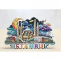 HERŞEYTREND Ahşap İstanbul Temalı Magnet