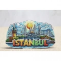 HERŞEYTREND Ahşap İstanbul Temalı Magnet